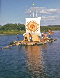 Один из первых походов по реке Березина